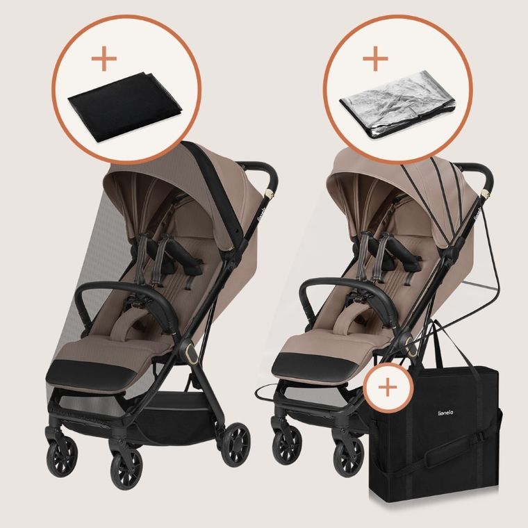 Lionelo, Bess, carucior de plimbare, Beige Sand