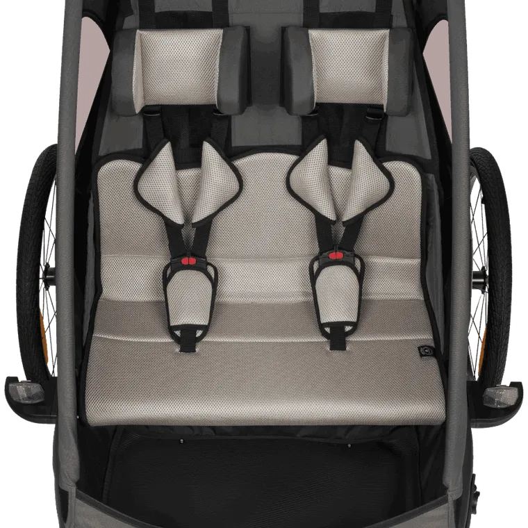 Lionelo, Cama, remorca bicicleta, Grey Graphite