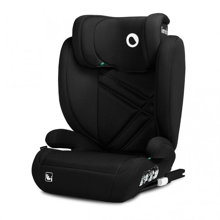 Lionelo, Hugo, I-size, scaun auto, 100-150 cm, Black Carbon