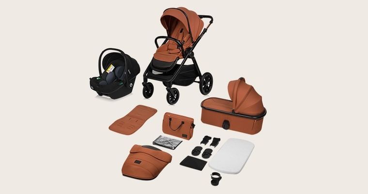 Lionelo, Layla, carucior multifunctional, 3in1, Brown Rust