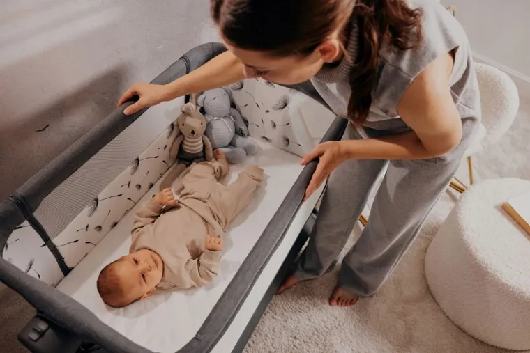 Lionelo, Leonie Plus, patut atasabil 3in1, Beige Sand