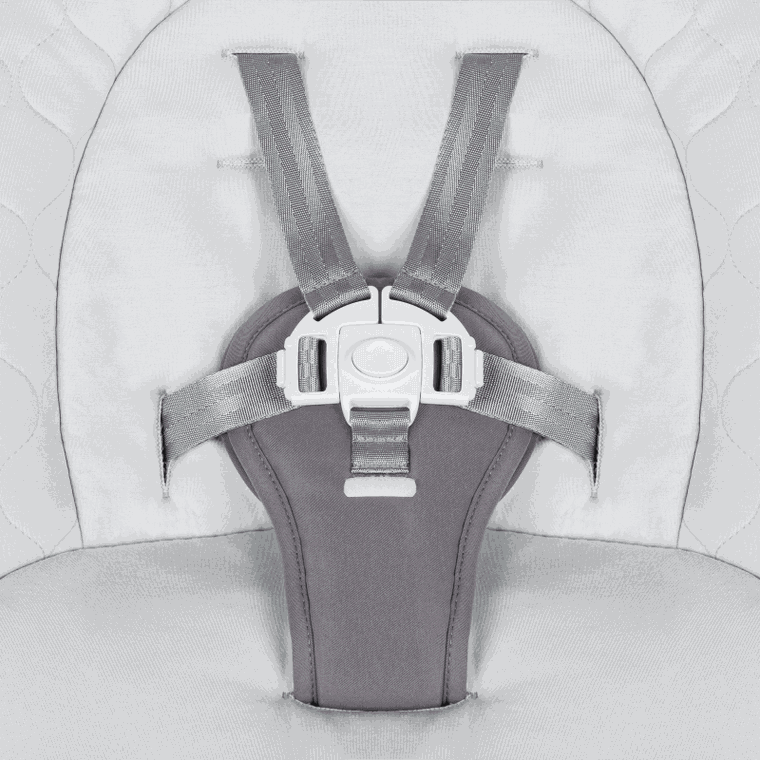 Lionelo, Mell, leagan ergonomic, Grey Stone
