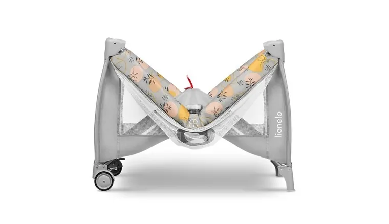 Lionelo, Stefi Plus, patut de voiaj portabil, pe doua niveluri, Pink Yellow