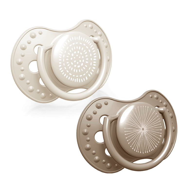 Lovi, Harmony Girl, suzeta dinamica din silicon, 18 luni+, 2 buc.