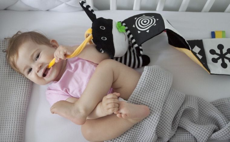 Mom's Care, Vacuta, carte pentru patut, jucarie senzoriala