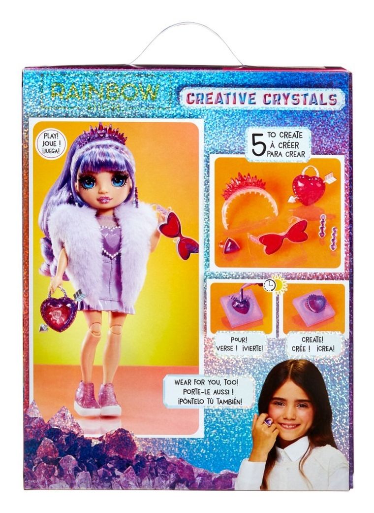 Rainbow High, Creative Crystals, Violet, papusa fashion