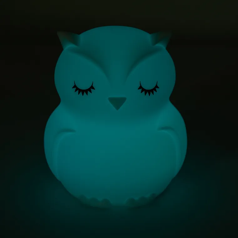 Smiki, Bufnita, lampa din silicon cu LED