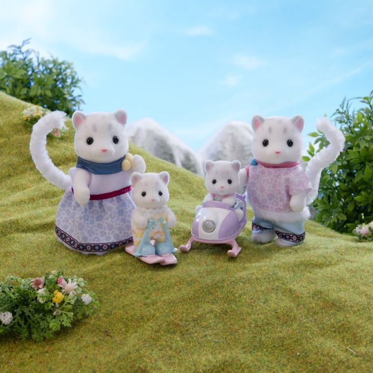 Sylvanian Families, Snow Leopard Family, set de figurine, 5814
