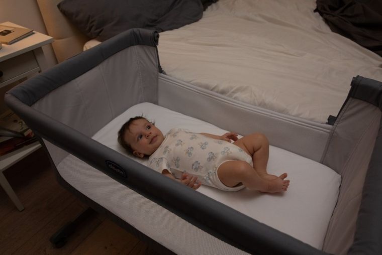 Chicco, Co-Sleeping Next2me, Essential, patut atasabil, Stone