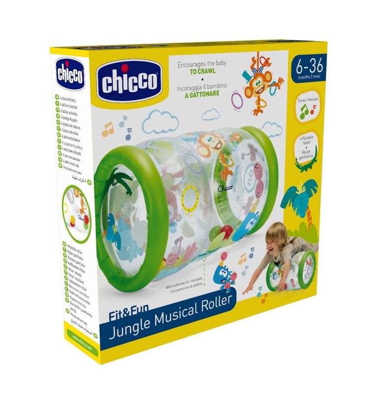 Chicco, Jungle Musical Roller, jucarie muzicala gonflabila
