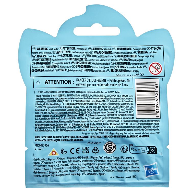 Furby Mini, pachet de 2 figurine surprize, 1 buc.