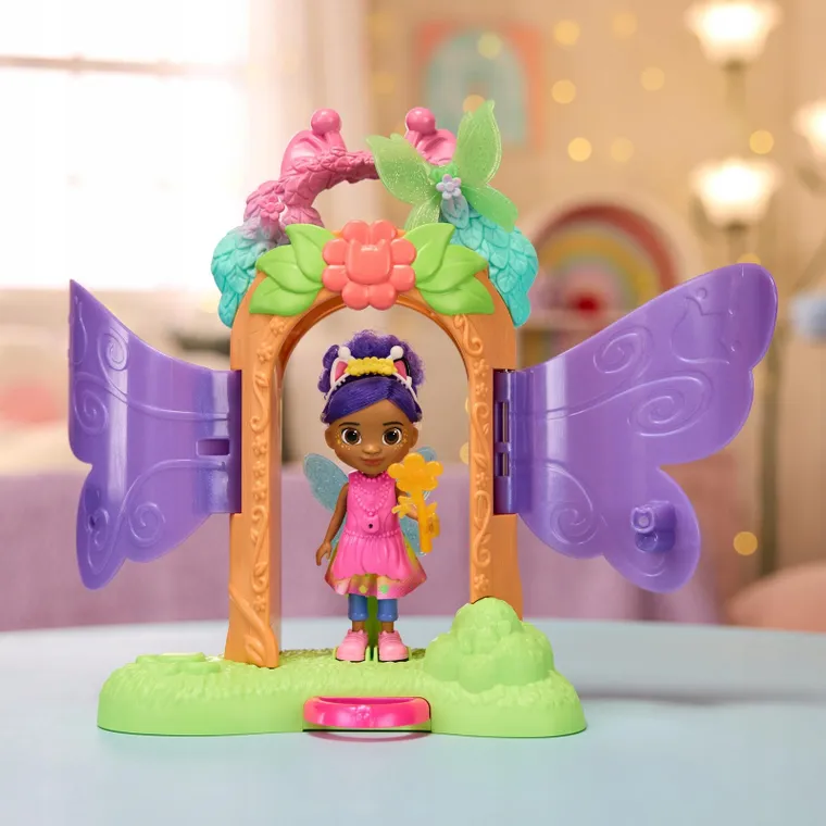 Gabby's Dollhouse, Fairy Magic Reveal Playset, set de papusa Gabby