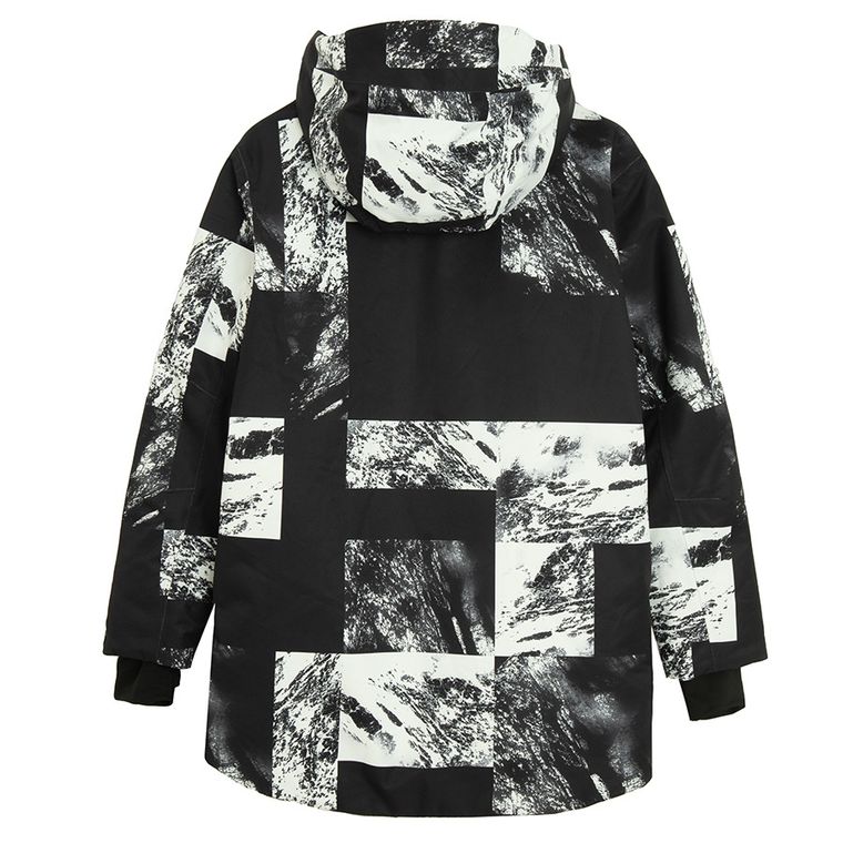 Geaca de schi impermeabila cu gluga si croiala oversize unisex NOWEAR