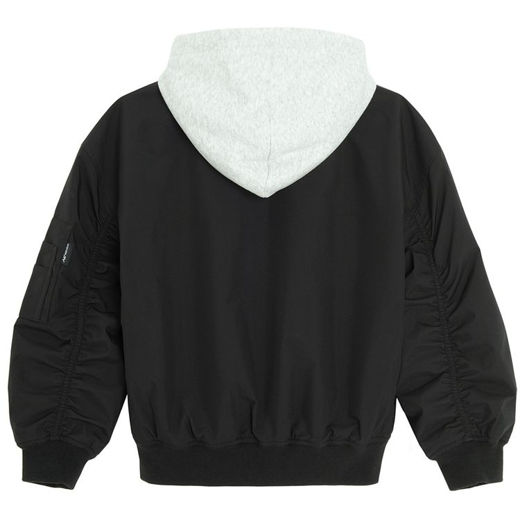 Geaca de tranzitie bomber cu gluga detasabila unisex NOWEAR