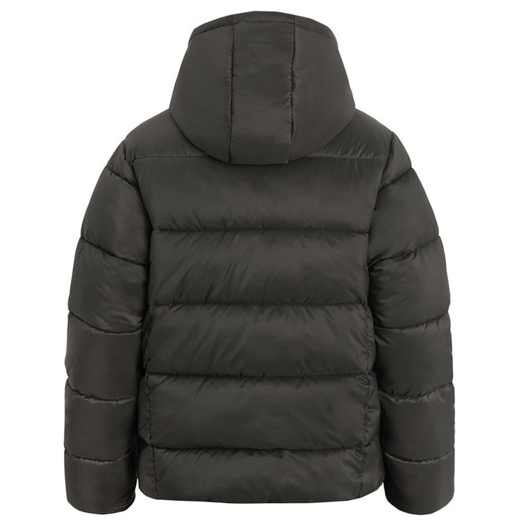 Geaca neagra calduroasa cu gluga NOWEAR