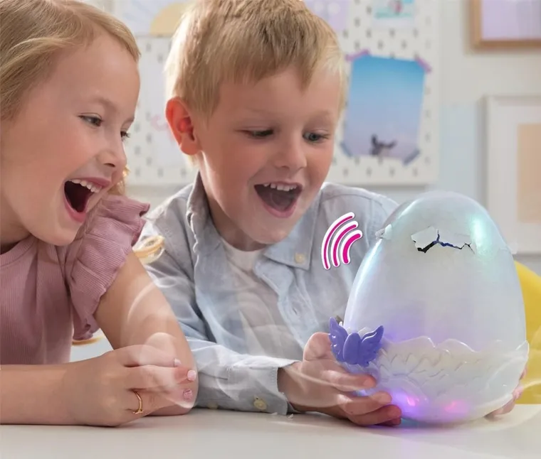 Hatchimals, Mystery Hatch, Draggle, jucarie de plus interactiva