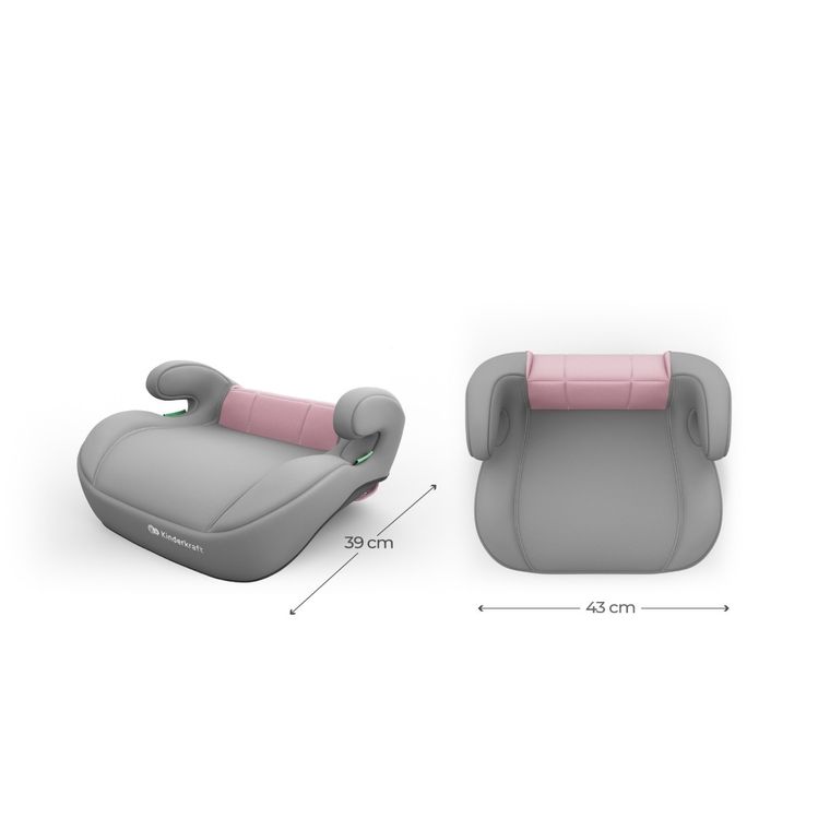 Kinderkraft, I-Spark 2 Plus, i-Size, scaun auto, pink, 100-150 cm