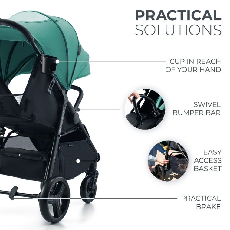 Kinderkraft, Rine, carucior sport, Juicy Green