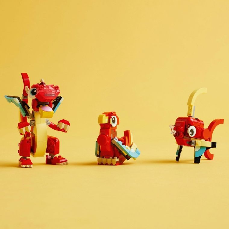 LEGO Creator, Dragon rosu, 31145