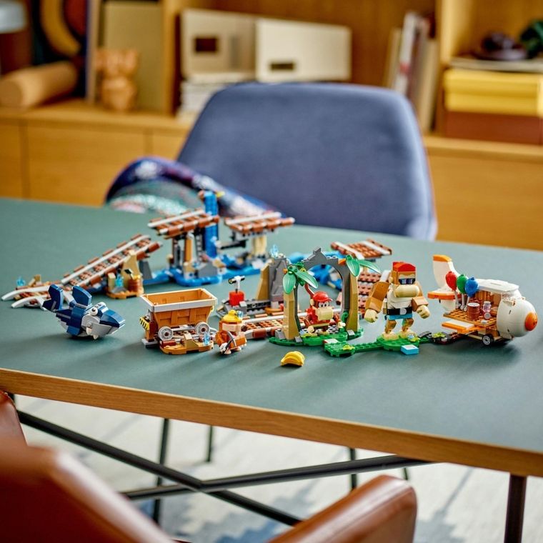 LEGO Super Mario, Set de extindere Plimbarea cu vagonetul minier a lui Diddy Kong, 71425