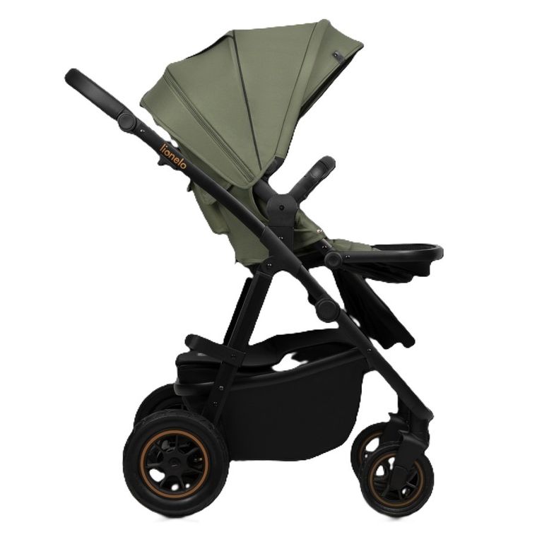 Lionelo, Amber Plus, carucior multifunctional 3in1, Green Forest