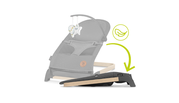 Lionelo, June, Air, balansoar, Grey Graphite