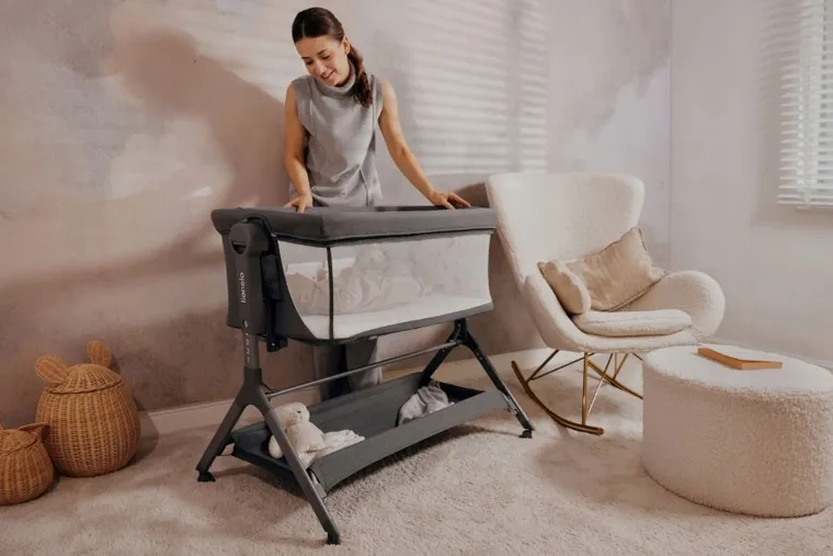 Lionelo, Leonie Plus, patut atasabil 3in1, Beige Sand