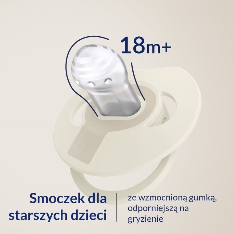 Lovi, Prime, suzeta dinamica din silicon, 6-18 luni, Baby Blue/Blue, 2 buc.