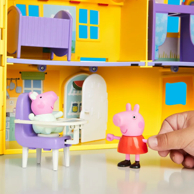 Peppa Pig, Big Peppa Family House, set de joaca cu figurine si accesorii