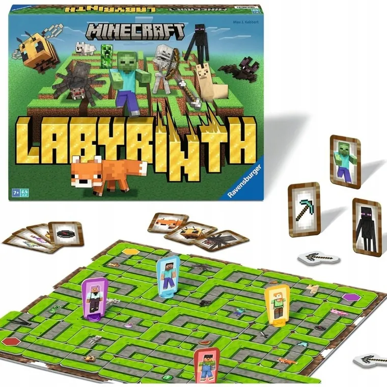 Ravensburger, Labyrinth Minecraft, joc de familie