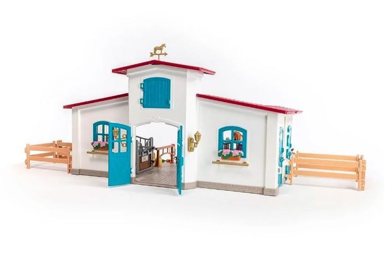 Schleich, Horse Club, Lakeside Horse Club, Centru de echitatie, set, 42567