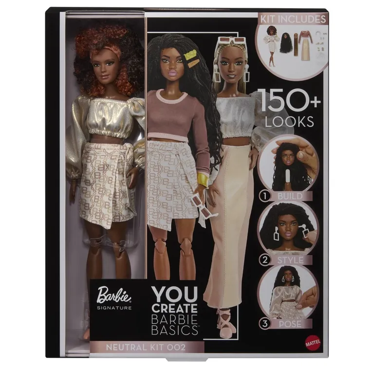 Barbie, You Create Barbie Basics, papusa de colectie, set 002