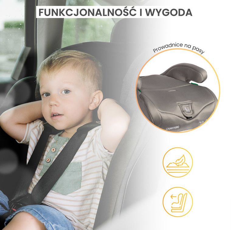 Caretero, Falcon, I-Size, scaun auto, 76-150 cm, bleumarin