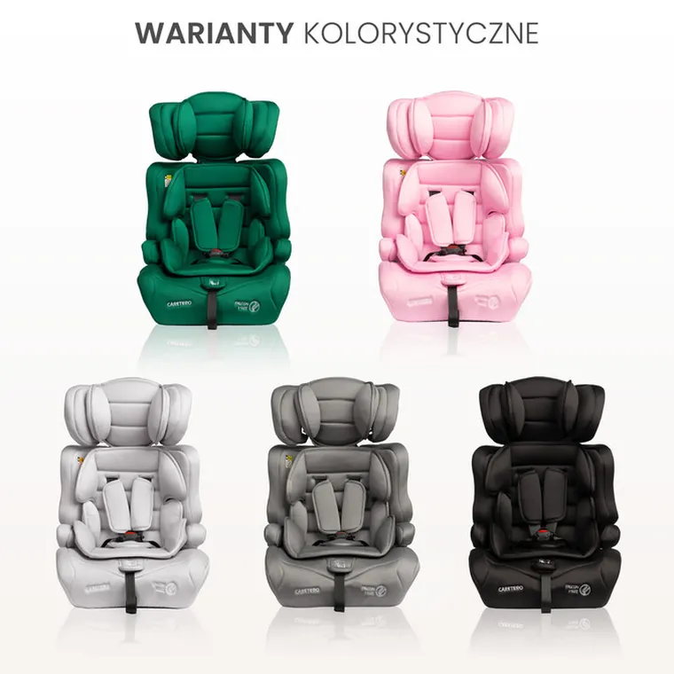 Caretero, Falcon i-Size, scaun auto, roz, 76-150 cm