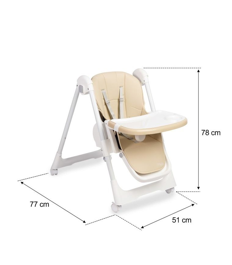 Caretero, Megalo, scaun de masa, Beige