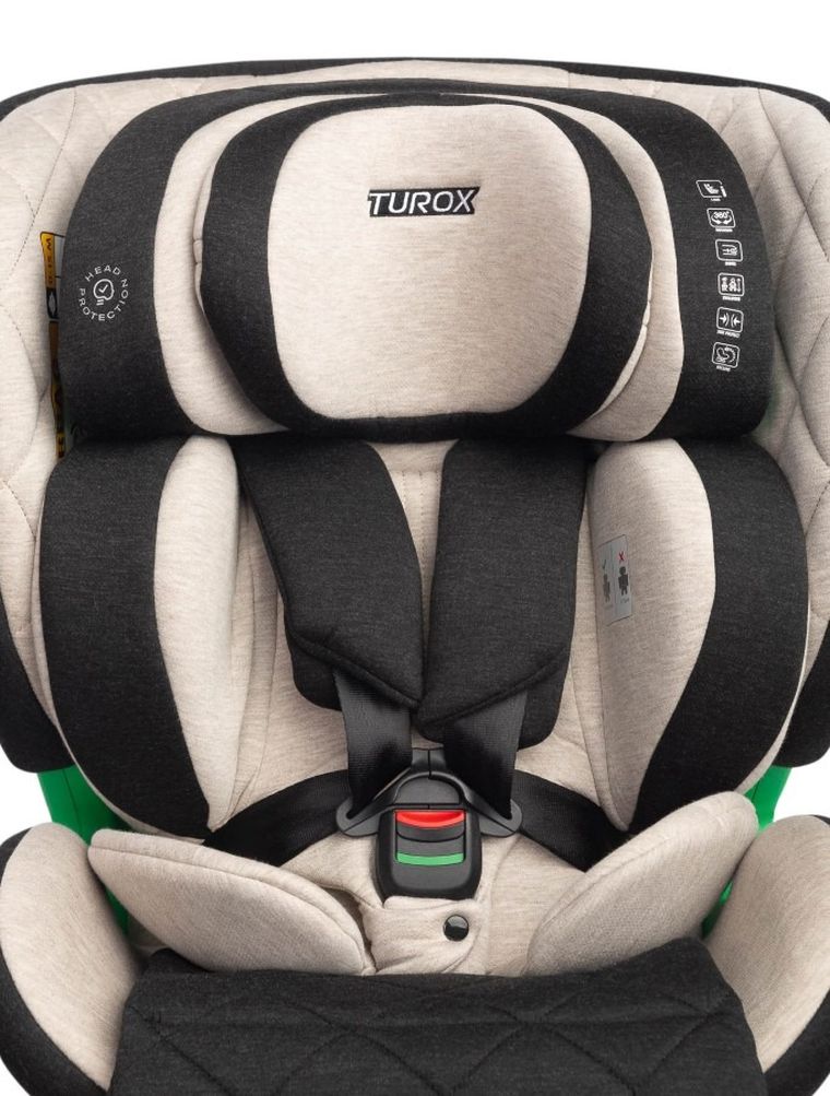 Caretero, Turox i-Size, scaun auto, 40-150 cm, Beige