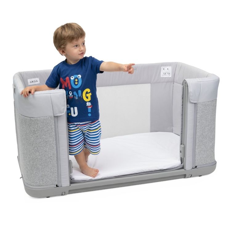 Chicco, Co-Sleeping Next2me, Forever, patut atasabil, Ash Grey