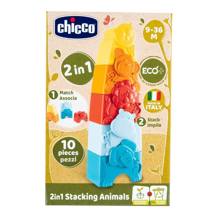 Chicco, ECO+, Puzzle si turn 2in1, animale