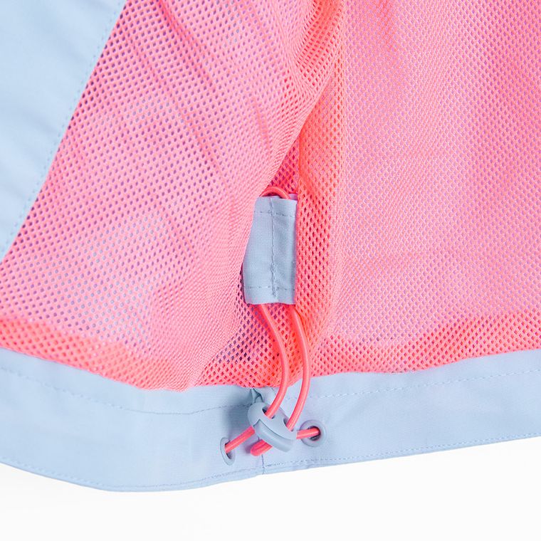 Cool Club, Geaca de ploaie cu gluga pentru fete, 3in1, Bluza polar cu fermoar, albastru