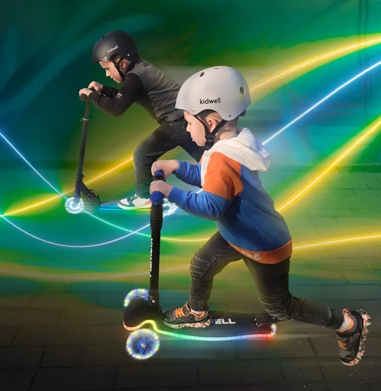 Kidwell, Lumo, trotineta cu 3 roti, albastru