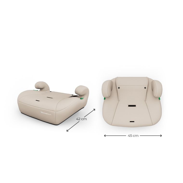Kinderkraft, Comfort Up 2 Plus, i-Size, scaun auto, beige, 100-150 cm