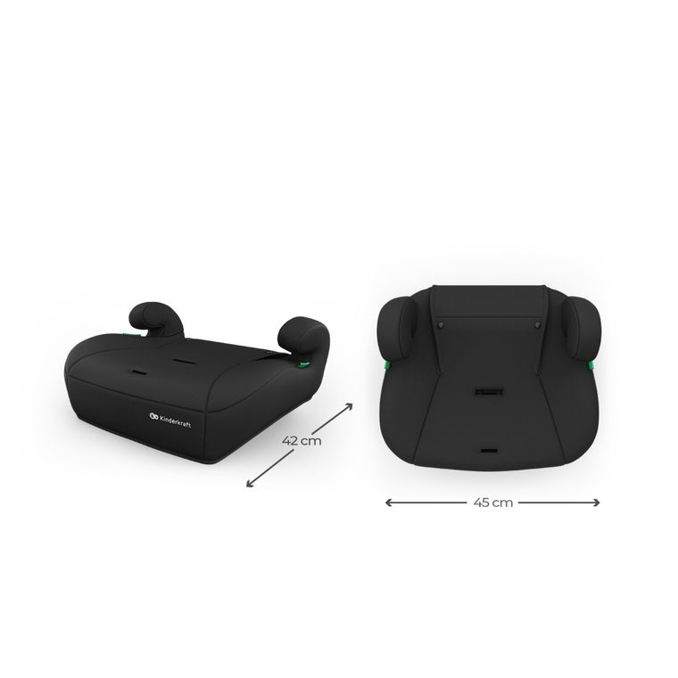 Kinderkraft, Comfort Up 2 Plus, i-Size, scaun auto, black, 100-150 cm