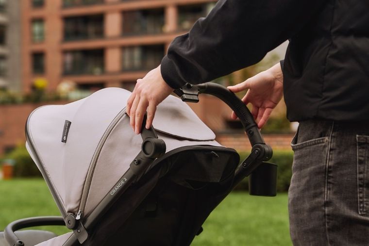 Kinderkraft, Grande 2, Carucior compact, Moonlight Grey