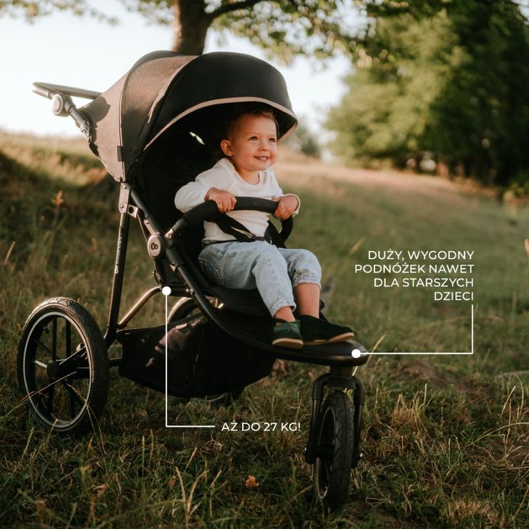 Kinderkraft, Helsi 2, carucior sport, Deep Black