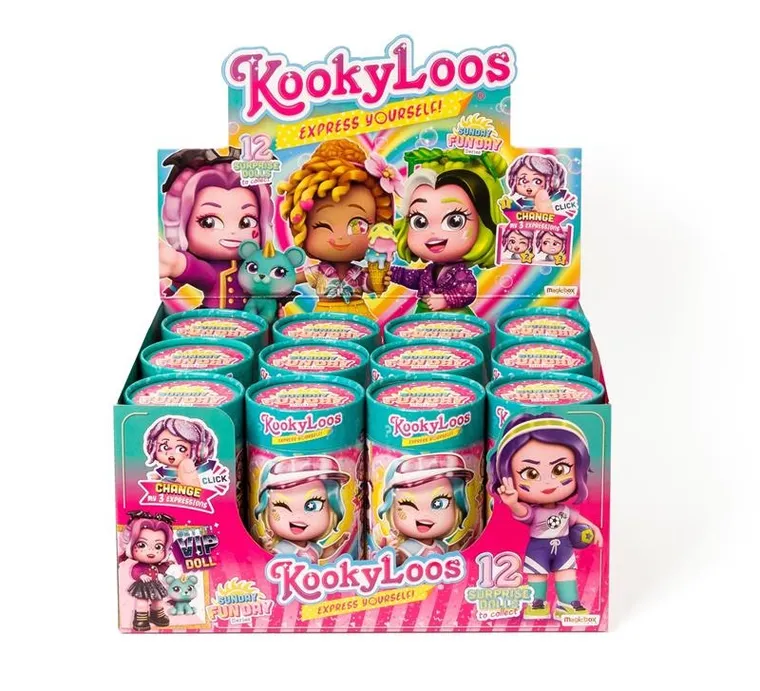 KookyLoos, Surpriza, papusa diverse modele, 1 buc.