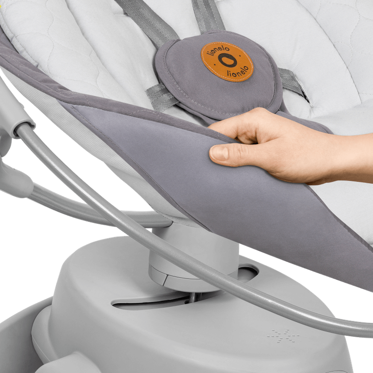 Lionelo, Mell, leagan ergonomic, Grey Stone
