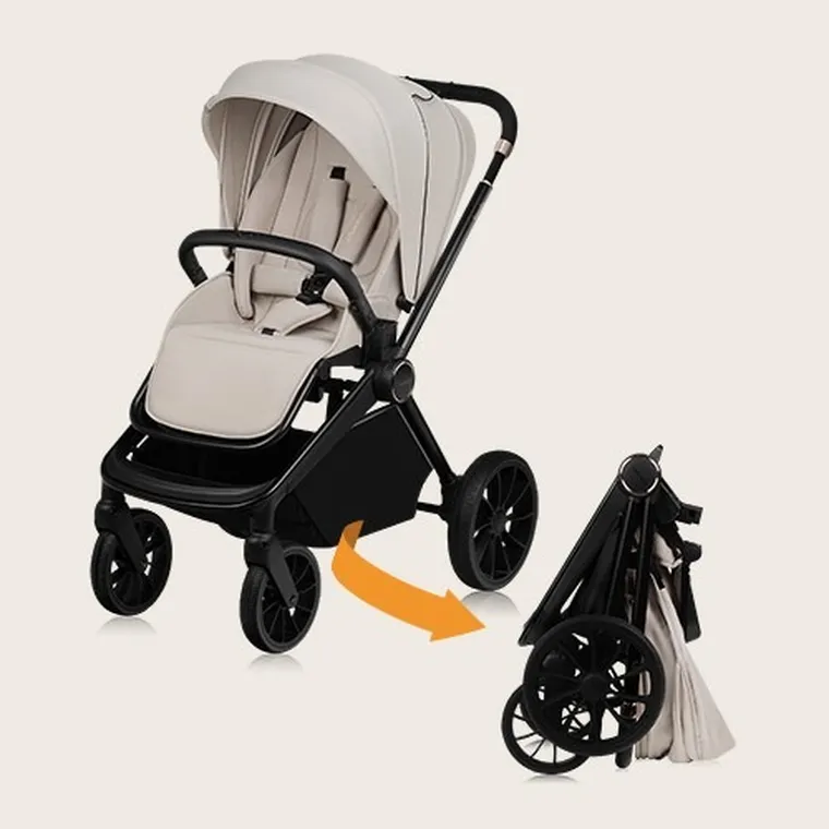 Lionelo, Mika Plus, carucior multifunctional, Beige Sand