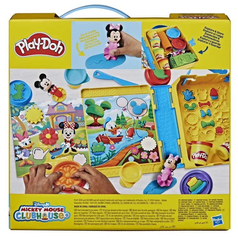 Play-Doh, Disney Jr, Mickey Mouse & Minnie Mouse, Shape a Story, set creativ