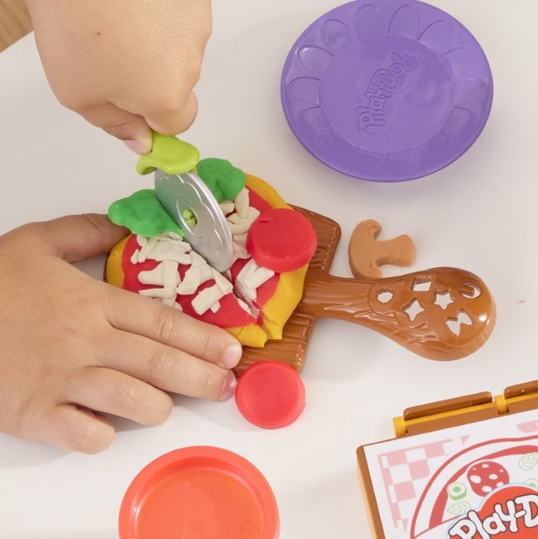 Play-Doh, Pizza delivery scooter, set creativ cu plastilina