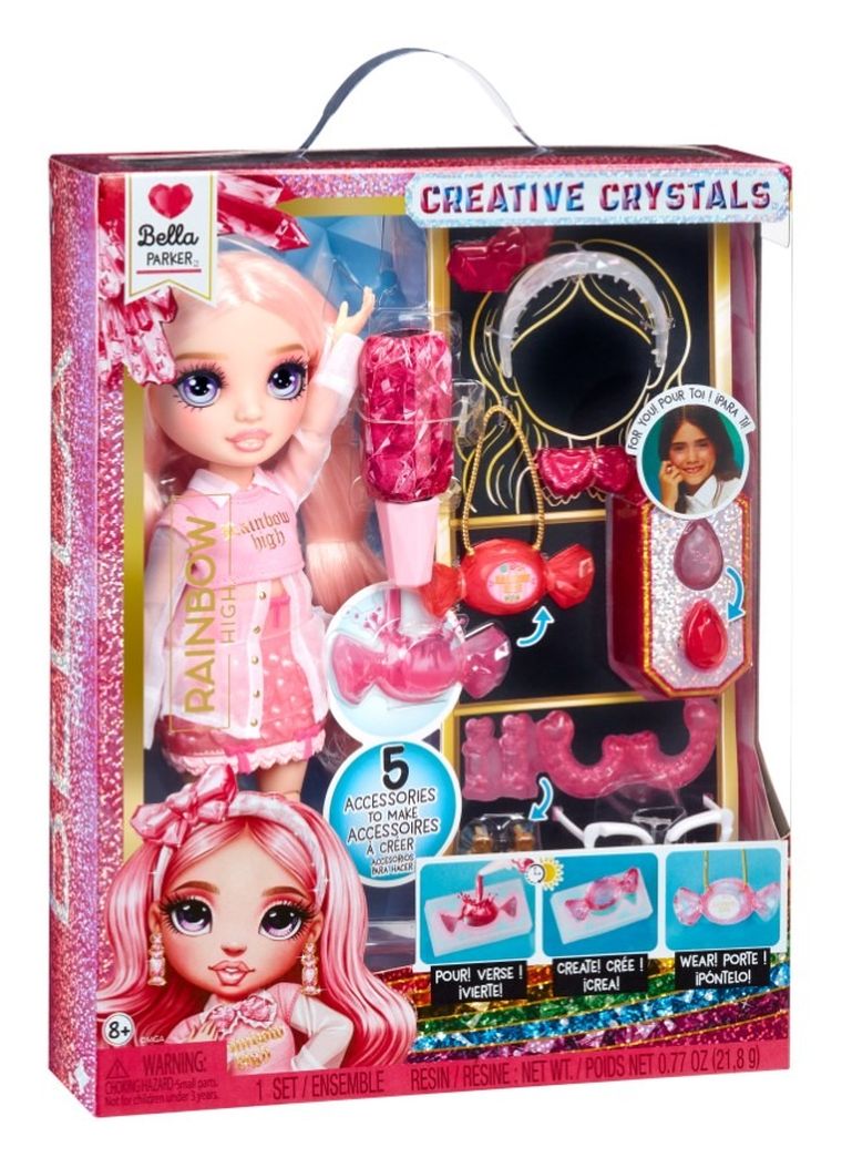 Rainbow High, Creative Crystals, Bella, papusa fashion